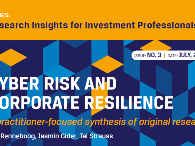 RESEARCH INSIGHTS: Cyber Risk and Corporate Resilience